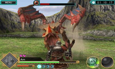 Gameplay of the Monster Hunter Dynamic Hunting for Android phone or tablet.