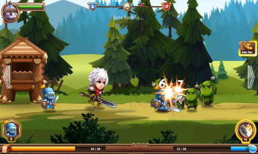Monster mania: Heroes of castle - Android game screenshots.