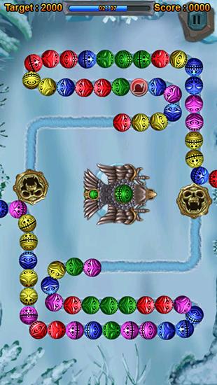 Monster marble blast: Return - Android game screenshots.