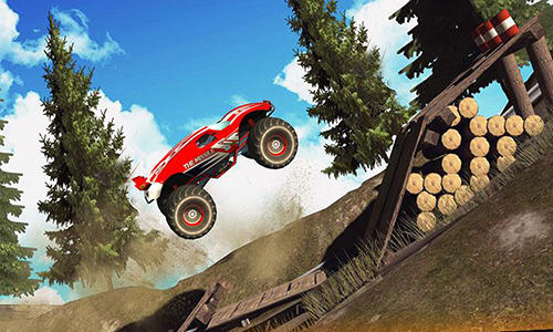 Monster truck rider 3D - Android game screenshots.