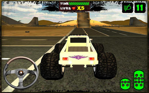 Monster truck: Safari adventure - Android game screenshots.