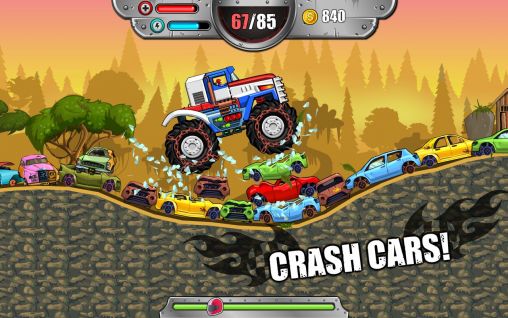Monster wheels: Kings of crash - Android game screenshots.