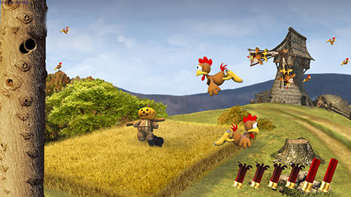 Moorhuhn crazy chicken remake - Android game screenshots.