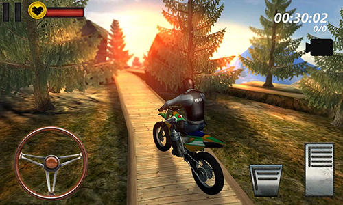 Motorcycle hill climb sim 3D - Android game screenshots.