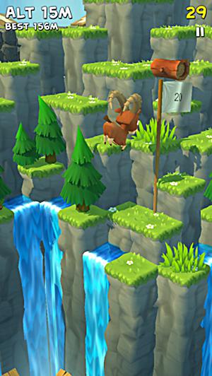 Mountain goat: Mountain - Android game screenshots.
