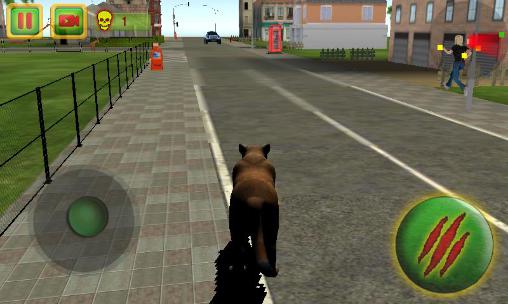 Mountain lion rampage 3D - Android game screenshots.