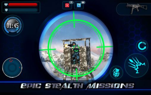 Mountain sniper 3D: Frozen frontier. Mountain sniper killer 3D - Android game screenshots.