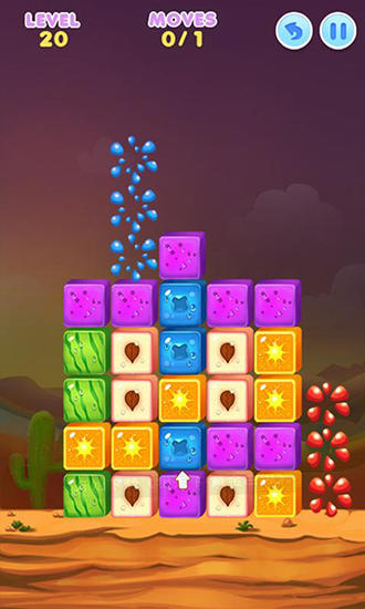 Move the fruit - Android game screenshots.
