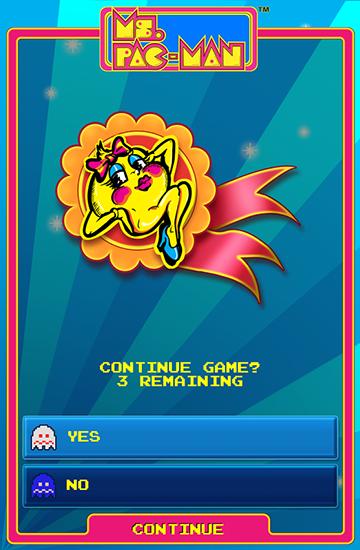 Ms. Pac-Man by Namco - Android game screenshots.