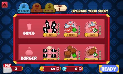 My burger shop: Fast food - Android game screenshots.