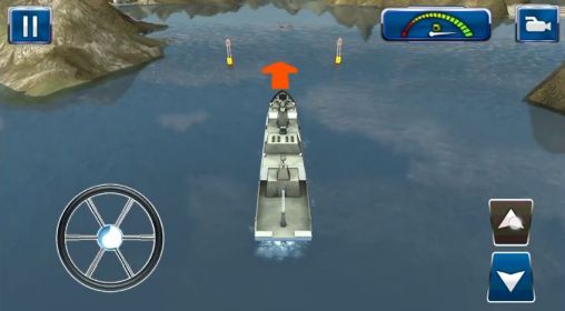 Navy battleship simulator 3D - Android game screenshots.