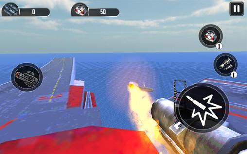 Navy gunner shoot war 3D - Android game screenshots.