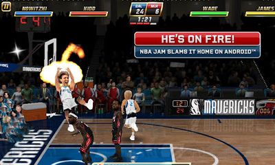 NBA JAM - Android game screenshots.