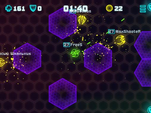Neon battleground - Android game screenshots.