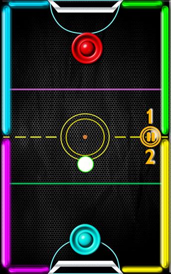 Neon hockey - Android game screenshots.
