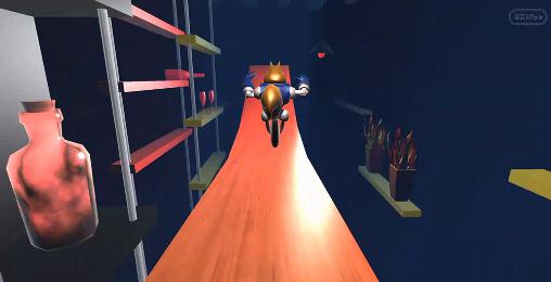 Neon squirrel 3D - Android game screenshots.