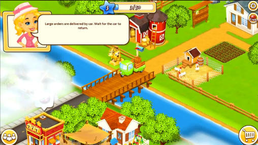 New farm town: Day on hay farm - Android game screenshots.