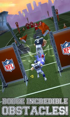 Gameplay of the NFL Runner Football Dash for Android phone or tablet.