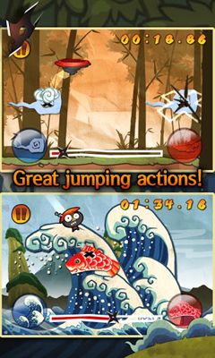Ninja Bounce - Android game screenshots.