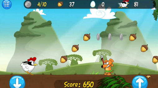 Ninja Chicken: Adventure island - Android game screenshots.