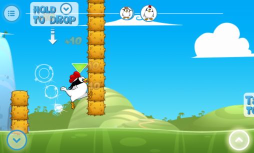 Ninja chicken multiplayer race - Android game screenshots.