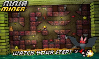 Gameplay of the Ninja Miner for Android phone or tablet.