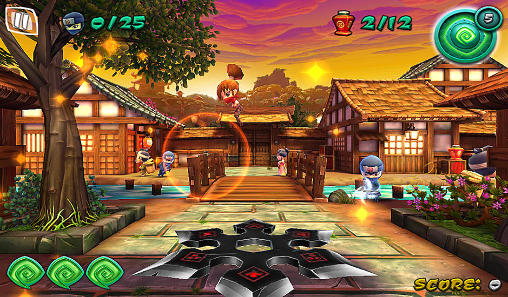 Ninja shuriken - Android game screenshots.
