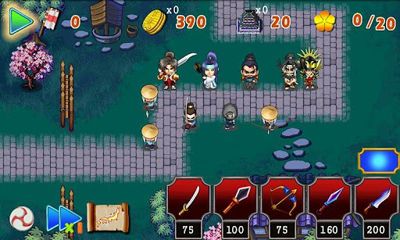 Ninja Tower Defense - Android game screenshots.