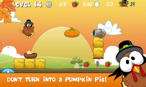 Ninja turkey: Thanksgiving - Android game screenshots.