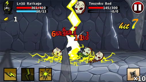 Ninjas: Stolen scrolls - Android game screenshots.