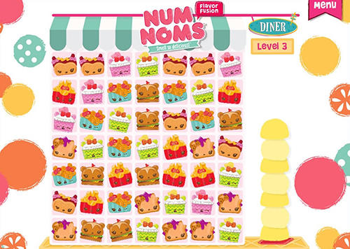 Num noms - Android game screenshots.