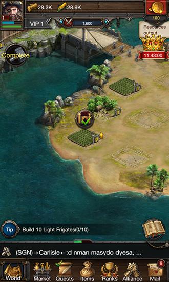 Ocean wars - Android game screenshots.