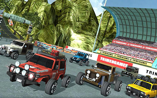 Off road 4x4: Hill jeep driver - Android game screenshots.