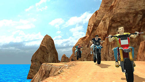 Off road 4x4 hill moto bike 3D - Android game screenshots.