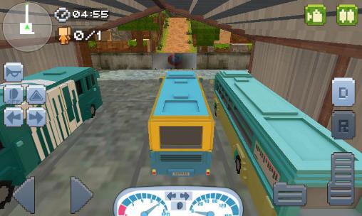 Off-road: Hill driver bus craft - Android game screenshots.