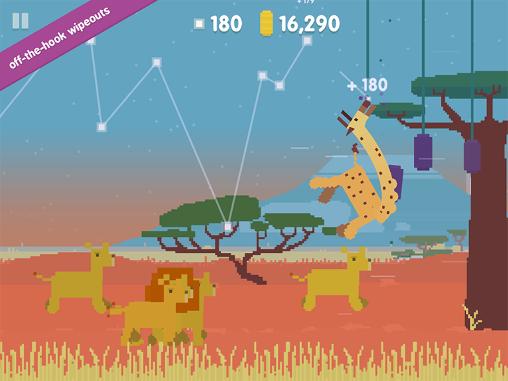 Oh my giraffe: A delightful game of survival - Android game screenshots.