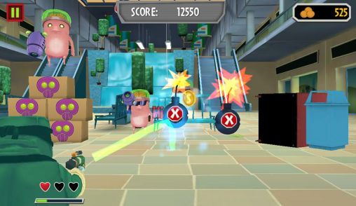 Oh no! Alien invasion: Turret alert! - Android game screenshots.