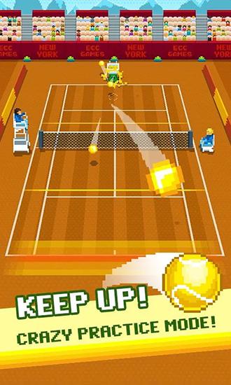 One tap tennis - Android game screenshots.