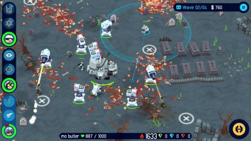 OTTTD: Over the top tower defense - Android game screenshots.