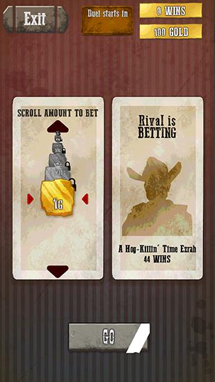 Outlaw poker - Android game screenshots.
