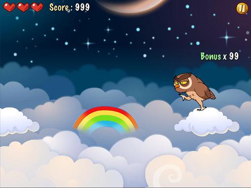 Owl dash: A rhythm game - Android game screenshots.