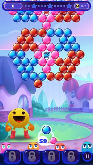 Pac-Man pop! - Android game screenshots.