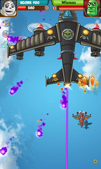 Panda commander: Air combat - Android game screenshots.