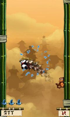 Gameplay of the Panda Jump for Android phone or tablet.