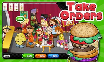 Papa's Burgeria - Android game screenshots.
