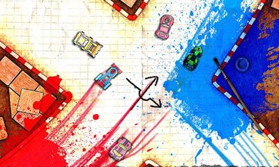Gameplay of the Paper Racer for Android phone or tablet.