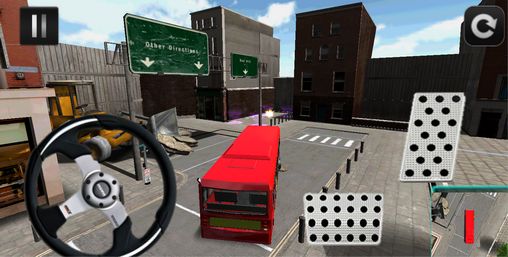 Parking car and buses - Android game screenshots.