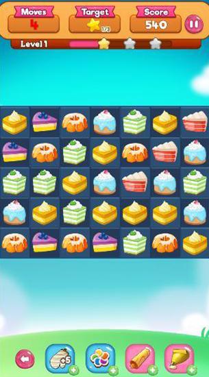 Pastry cake: Candy match 3 - Android game screenshots.