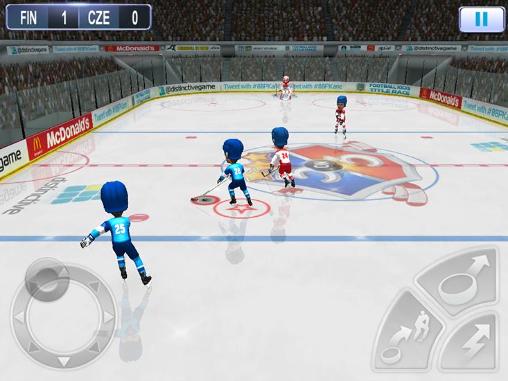 Patrick Kane's arcade hockey - Android game screenshots.