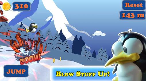 Peik the penguin - Android game screenshots.